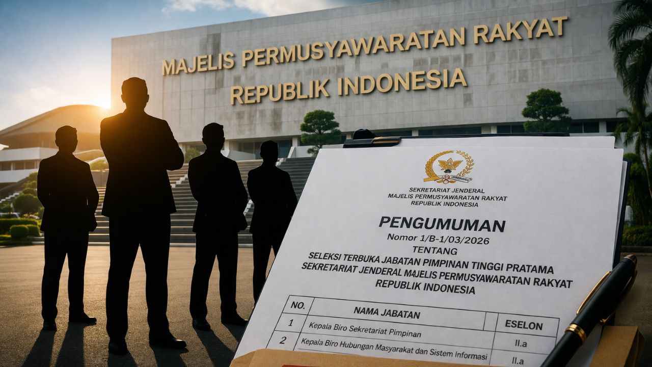 Rebutan Kursi Elite MPR RI, Seleksi Jabatan Tinggi Pratama 2026 Resmi Dibuka